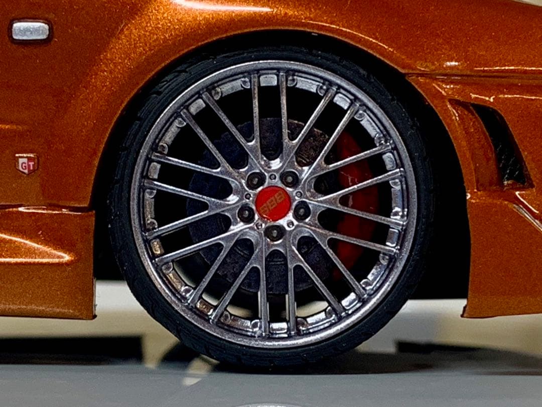 1/24 完成品 アオシマ スカイライン GT-R R34 NFS エディ仕様