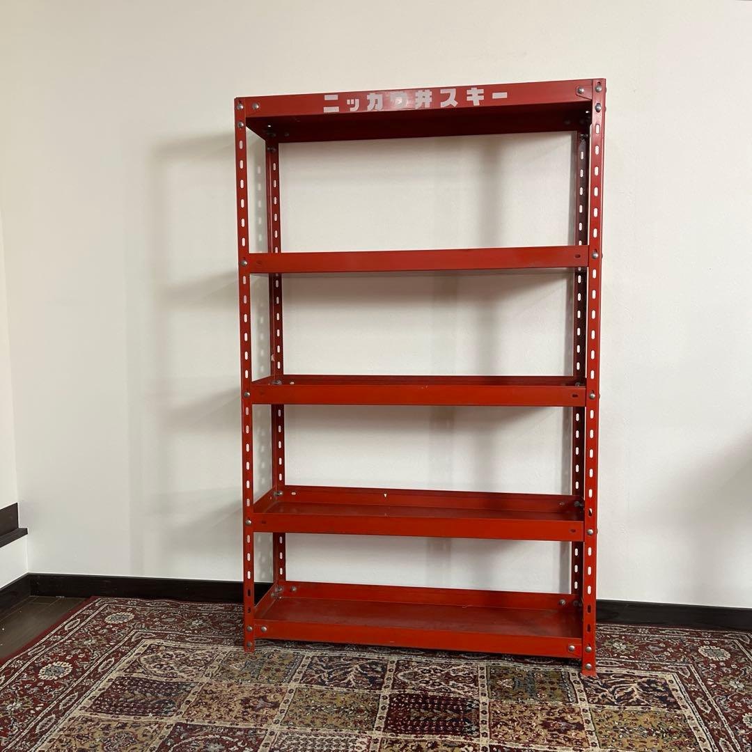 非売品◼︎ニッカウイスキー 店舗用什器 スチール棚 展示台 ディスプレイラック
