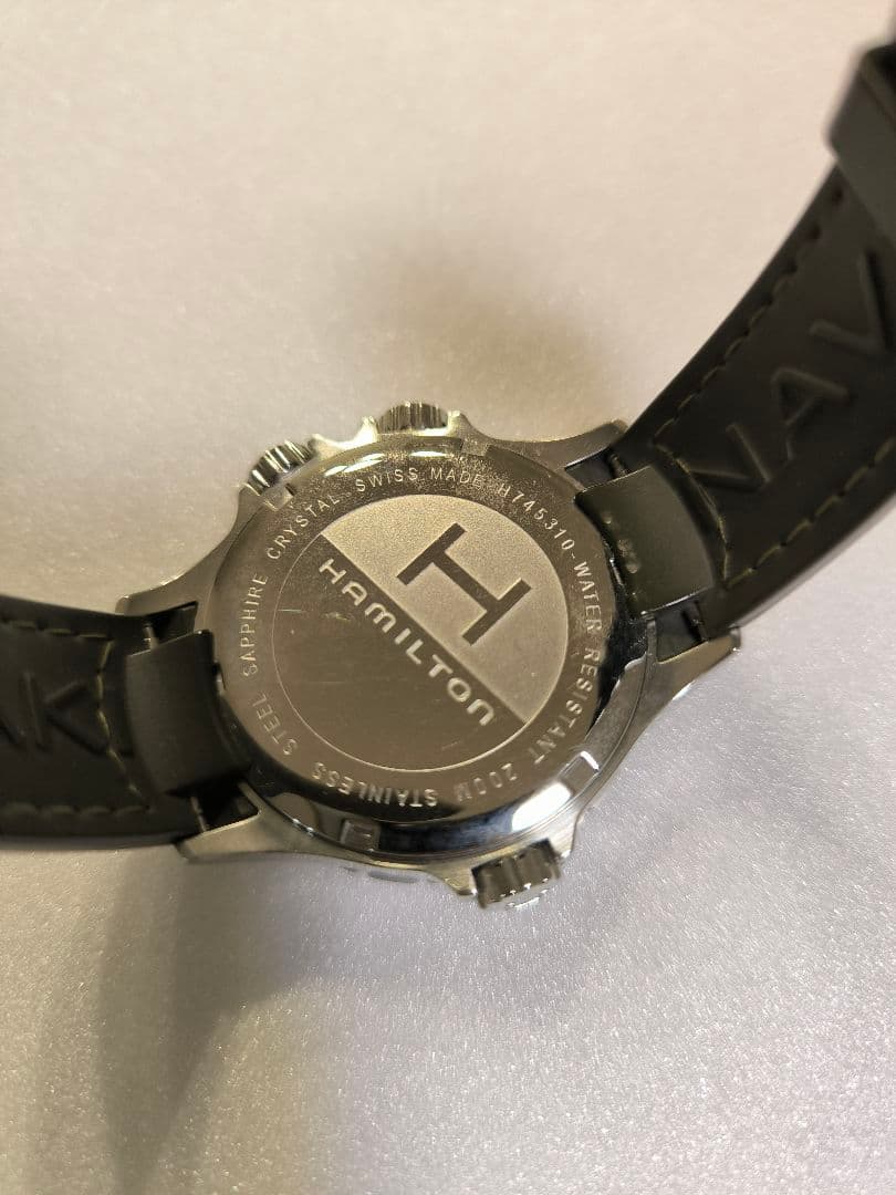 ハミルトン　メンズ　ダイバーズウォッチ カーキネイビー　GMT