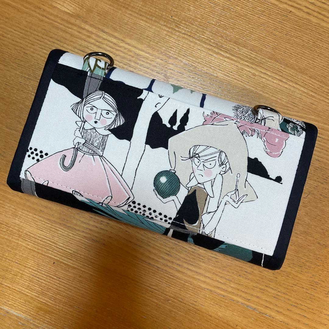 長財布　やりくり財布　ハンドメイド　廃盤レア生地