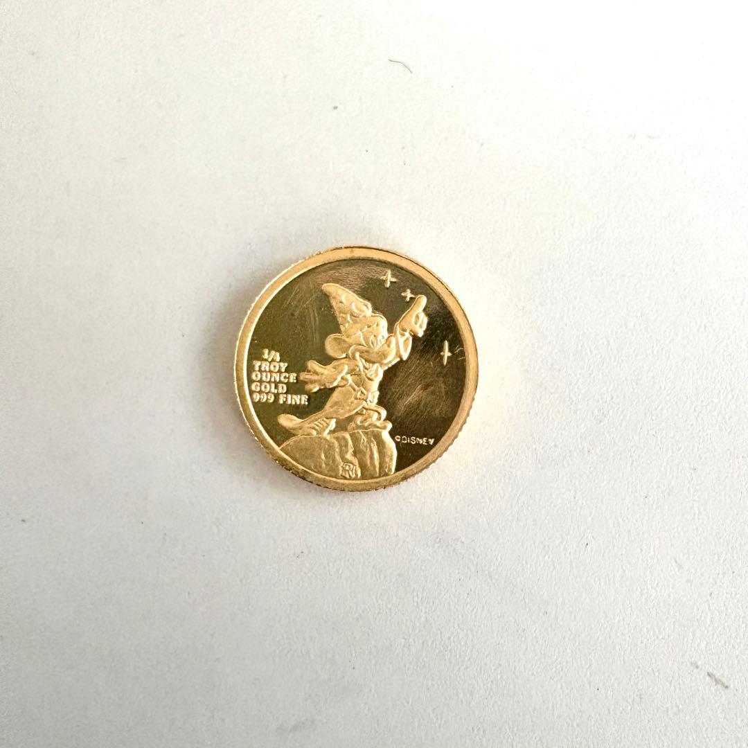 アンティーク　ディズニー 金貨 1/4 TROY oz 24金 .999
