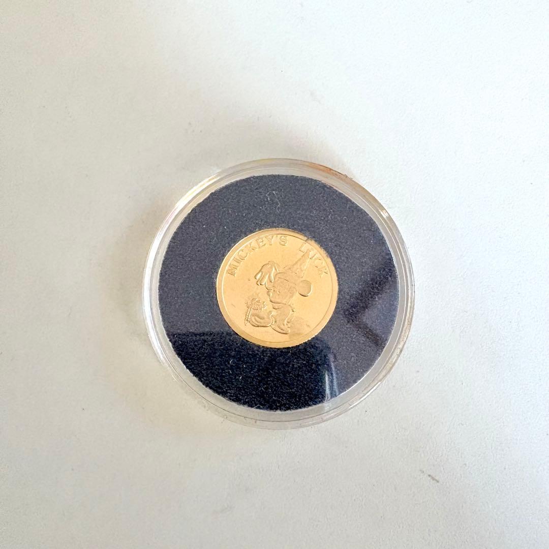 アンティーク　ディズニー 金貨 1/4 TROY oz 24金 .999