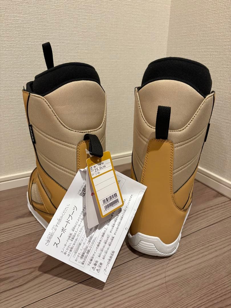 即購入可【新品未使用】キスマーク　スノーボードブーツ 25.0 サイズ ブラウン