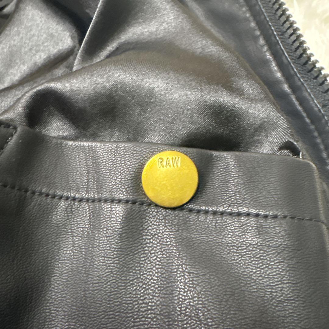 新品タグ付き！G-Star RAW MOTAC DC BIKER JKT レザー