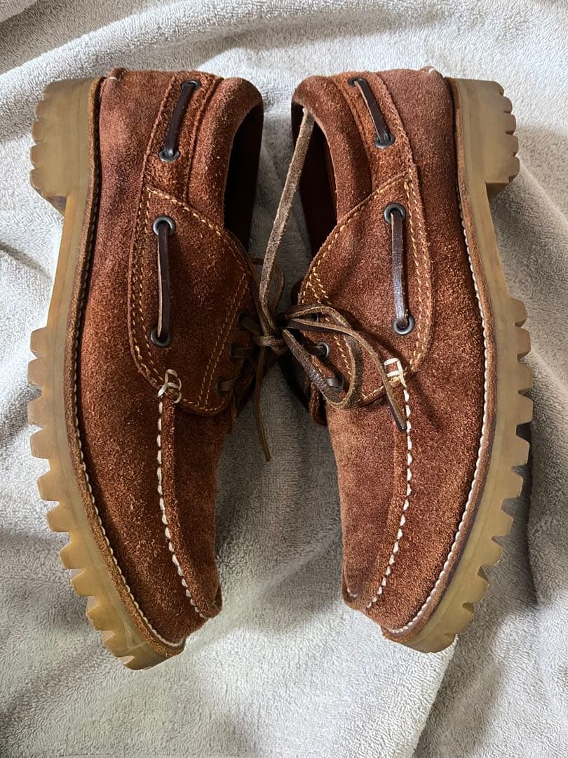 美品！JUNYA WATANABE コムデギャルソン モカ　デッキシューズ