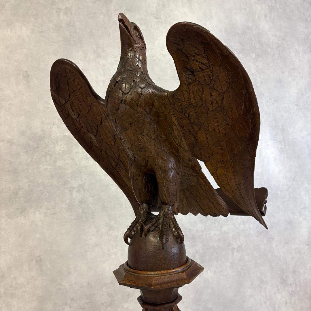 【希少】アンティーク 聖書台 木製 イーグル 教会什器