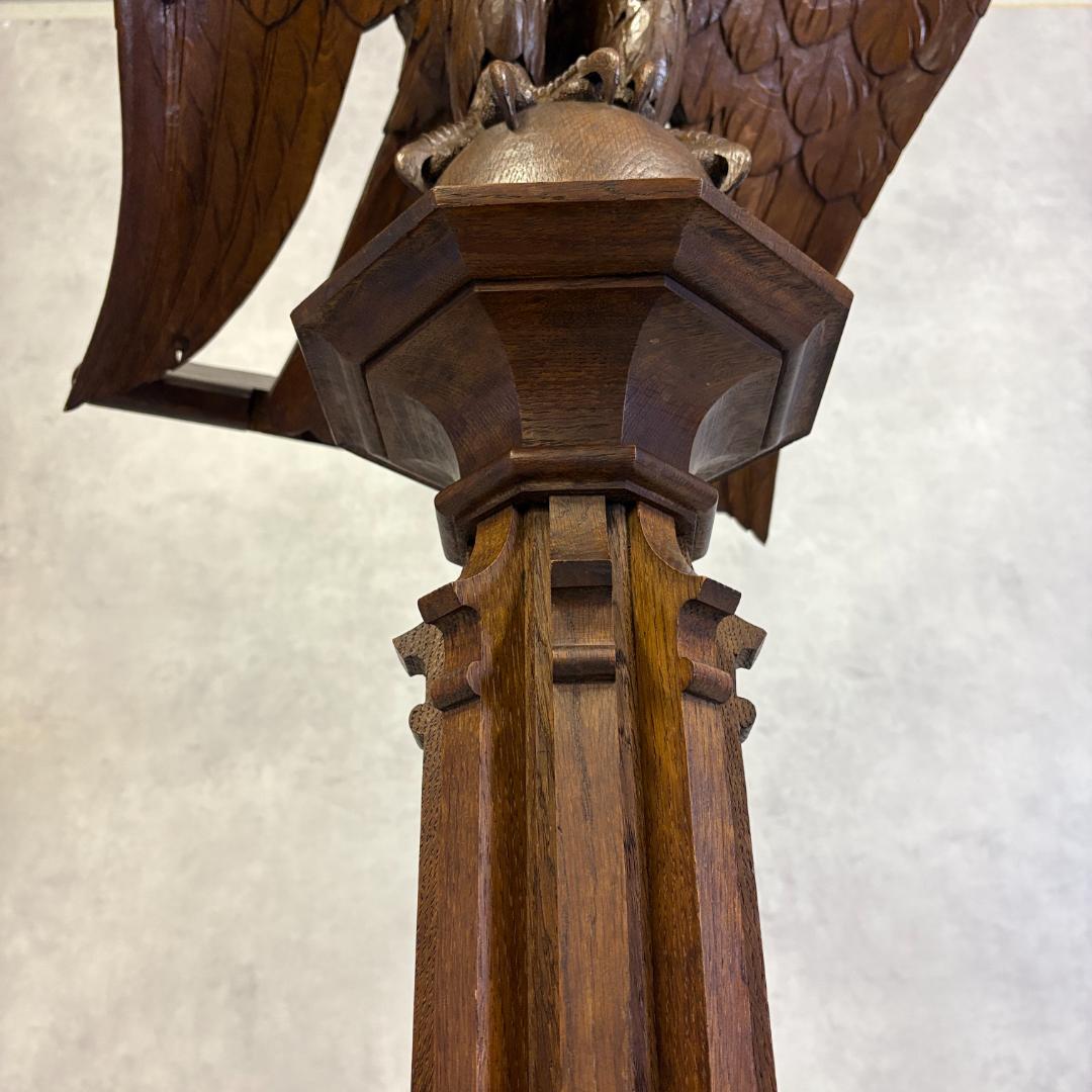 【希少】アンティーク 聖書台 木製 イーグル 教会什器