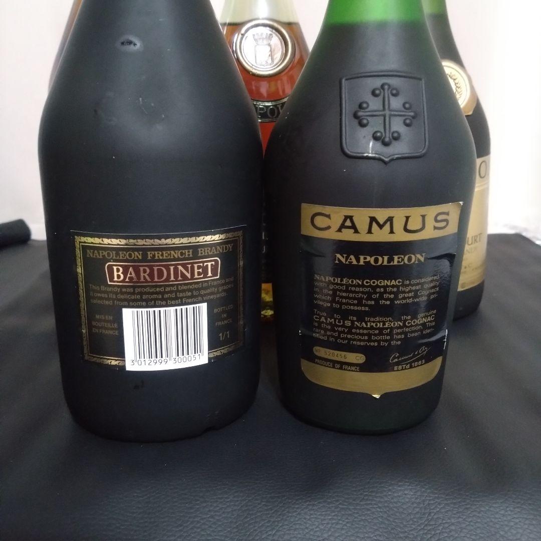 【古酒/未開栓】ブランデー　ナポレオン　5本　まとめ　セット