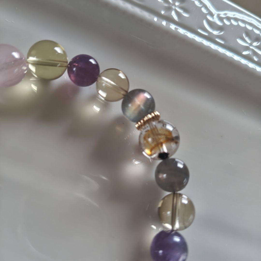 専用です♡新作♡モザンビーク産ローズクォーツ、グラファイトインクォーツ、オーソク