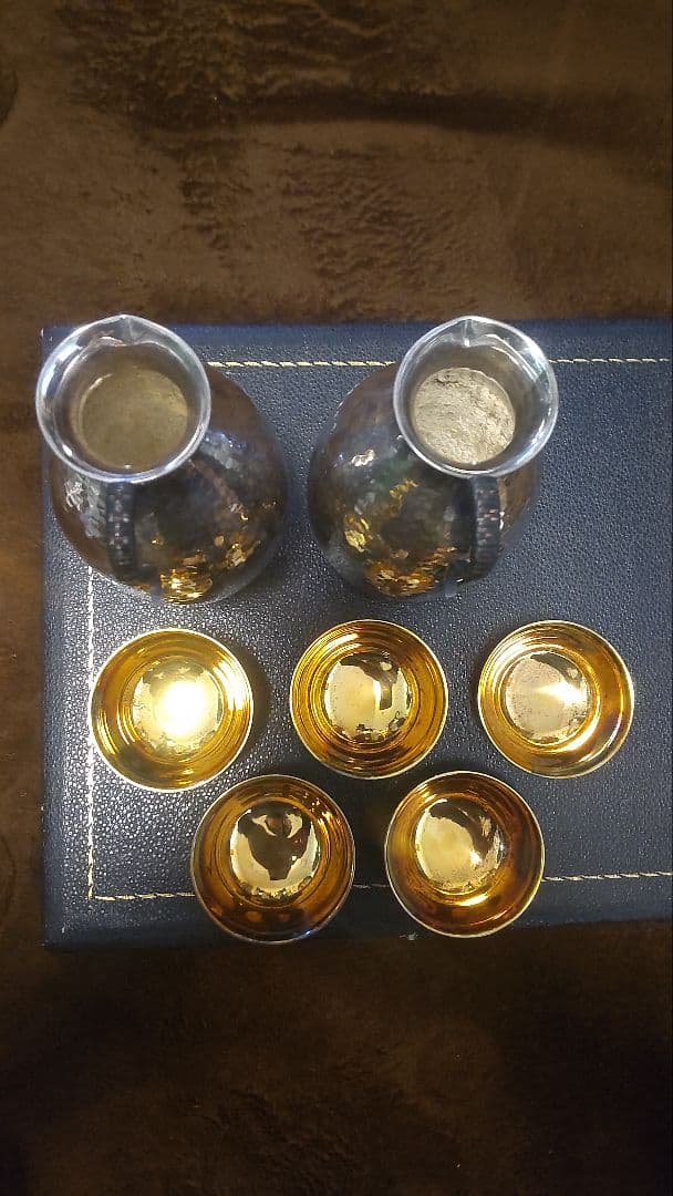 早い者勝ち♪■尚美堂■純銀徳利×2 純銀盃×5■約312g 純銀 シルバー　資産