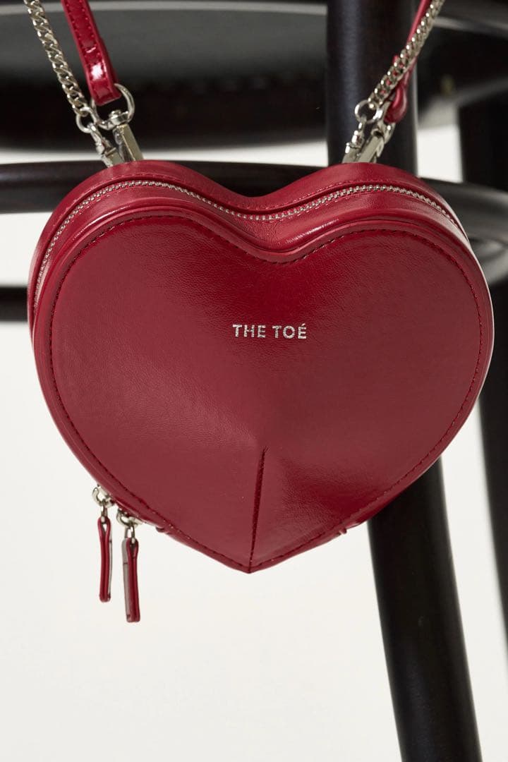 THE TOÉ Holborn Heart Bag(Red)