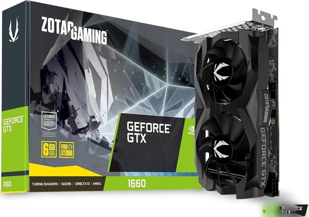 グラフィックボード・グラボ・ビデオカード ZOTAC GeForce GTX 1660 6GB