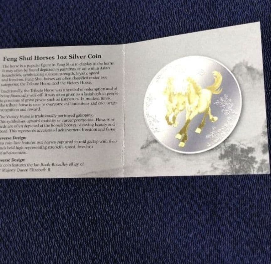 風水　馬　ニュージーランドミント