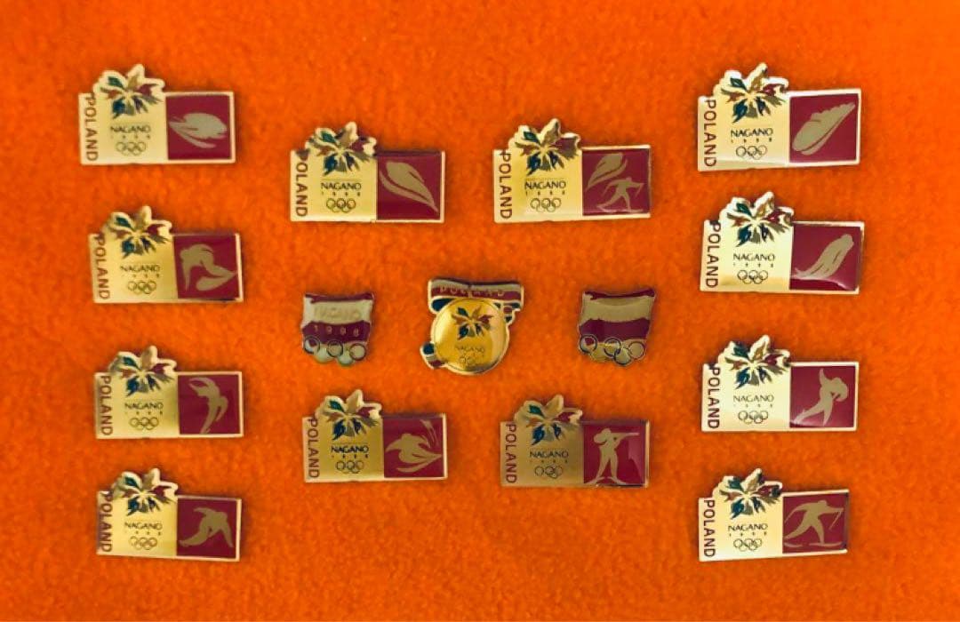 1998長野オリンピック ピンバッジ/ポーランド チーム