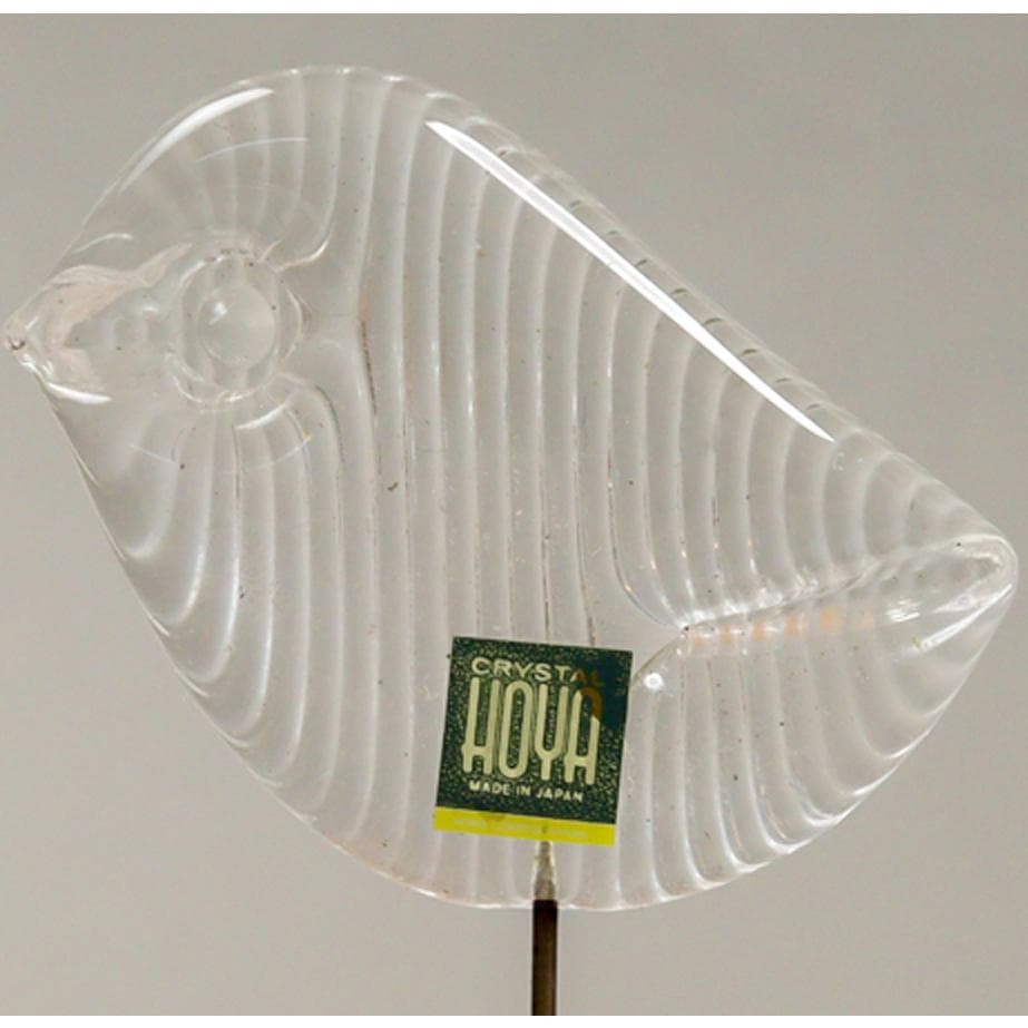 保谷硝子 河上恭一郎 小鳥 置物