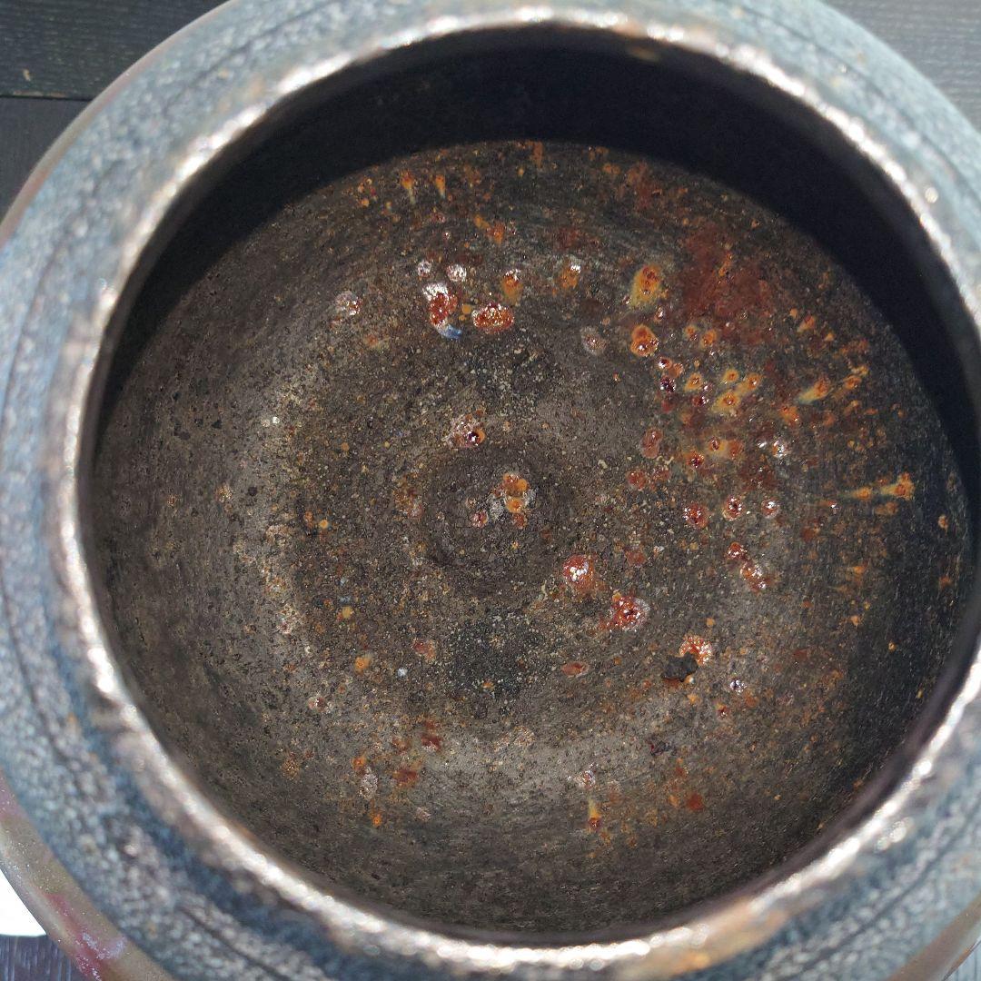 茶道具　唐銅風炉釜