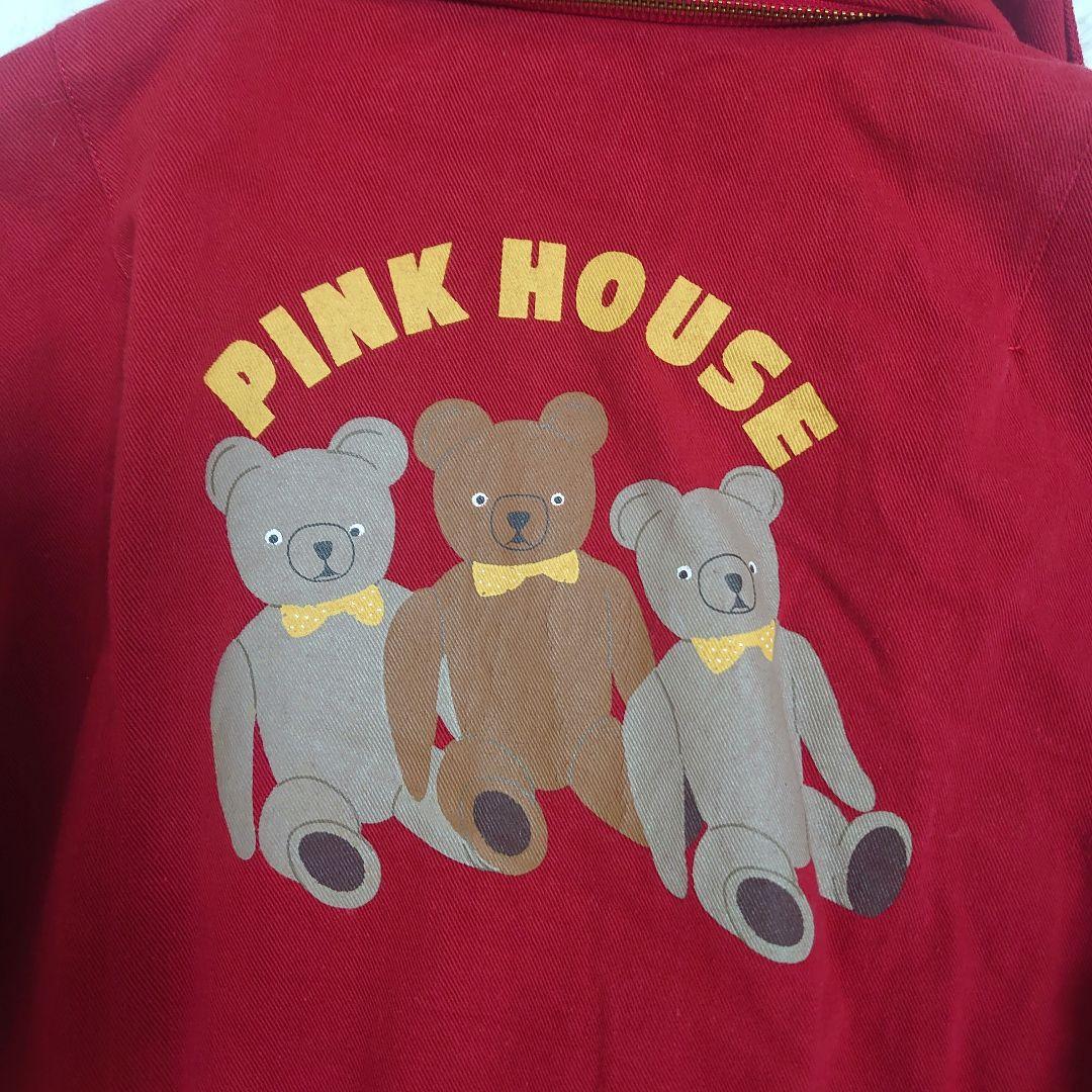 ピンクハウス　PINK HOUSE　脱着可能フード付きジャケット　赤　人形　F