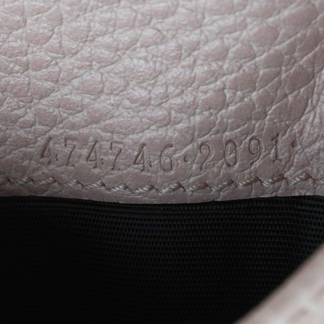 ✨新品未使用✨　GUCCI ミニ財布　マーモント GGロゴ 　三つ折り ピンク