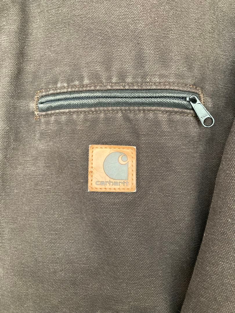 美品　Carhartt カーハートデトロイトジャケット レアJ97 DKB短い
