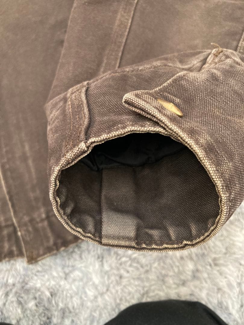 美品　Carhartt カーハートデトロイトジャケット レアJ97 DKB短い