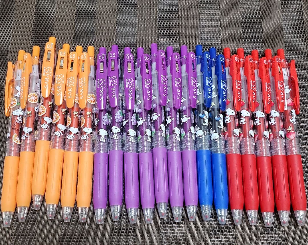 SARASAクリップ スヌーピー フルーツ柄