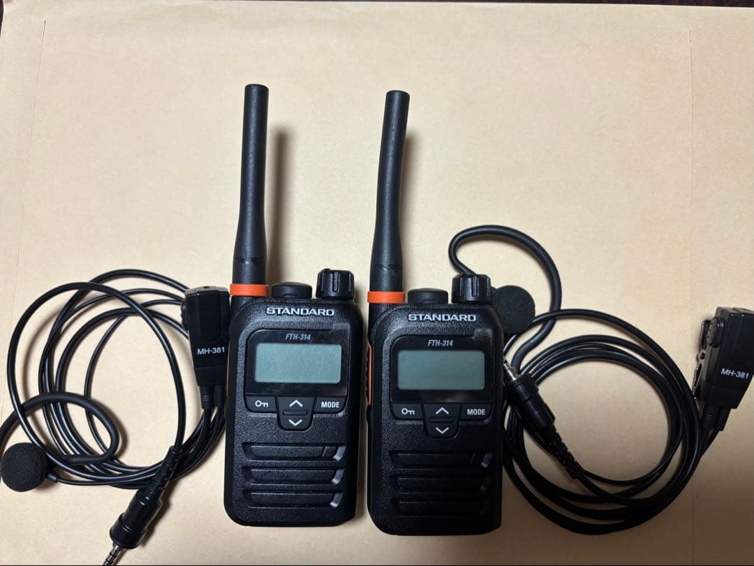 STANDARD FTH-314 特定小電力トランシーバー 2台（台数増減可）