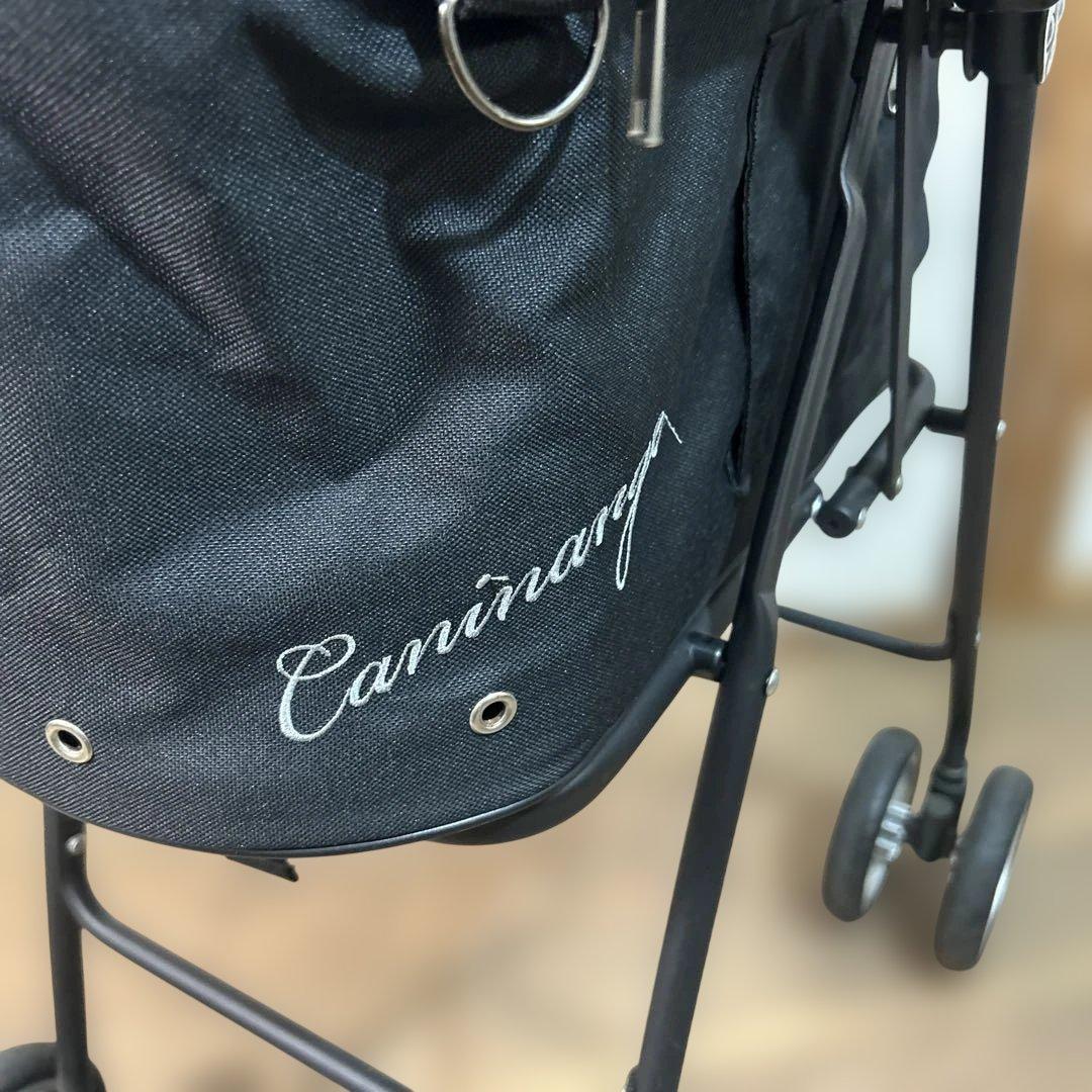 ★即完売品★ 天使のカート　犬用　動物用　キャリー　ベビーカー　黒　S カート