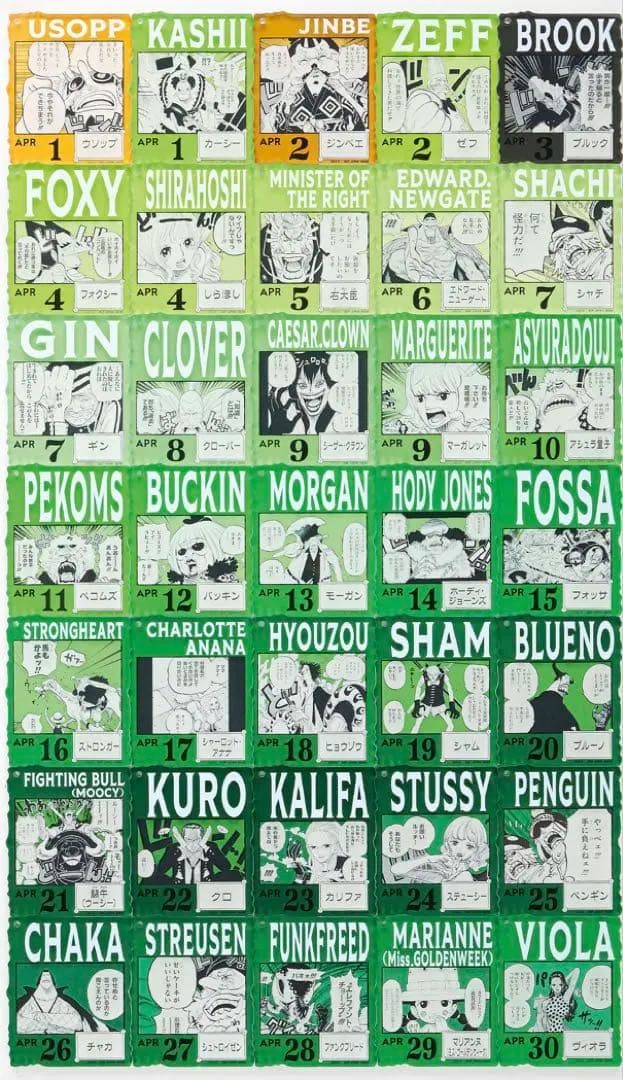 ONEPIECEBASE SHOPくじ 366DAYS OF BIRTHDAYS