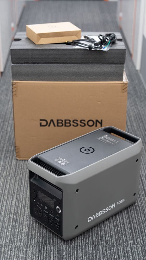 DABBSSON 3000L 3072Whポータブル電源　大容量