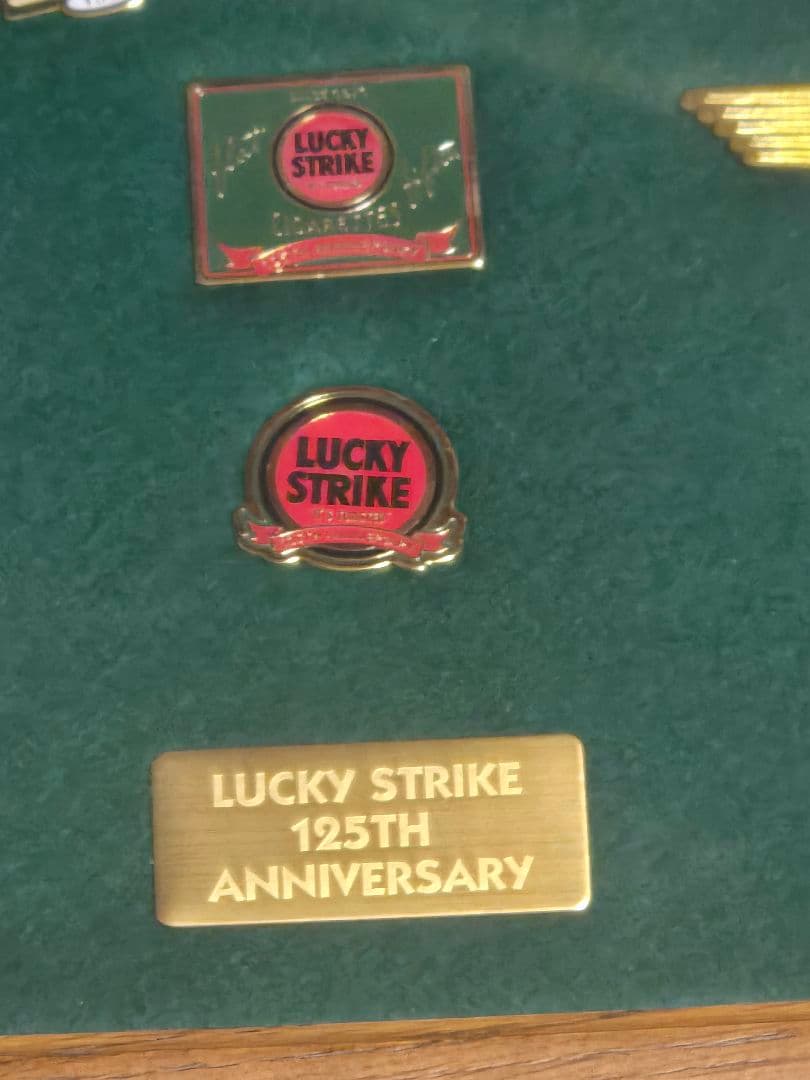 Lucky Strike 125周年記念ピンセット　バッジ　希少品　美品
