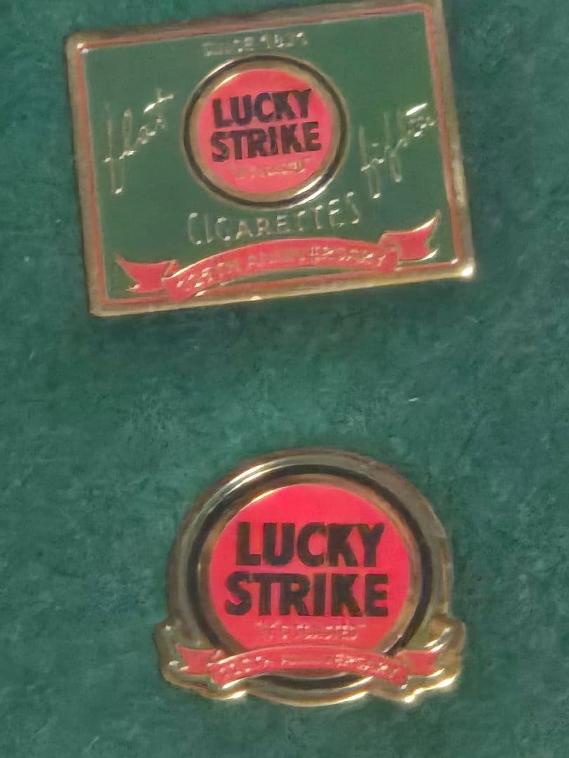 Lucky Strike 125周年記念ピンセット　バッジ　希少品　美品