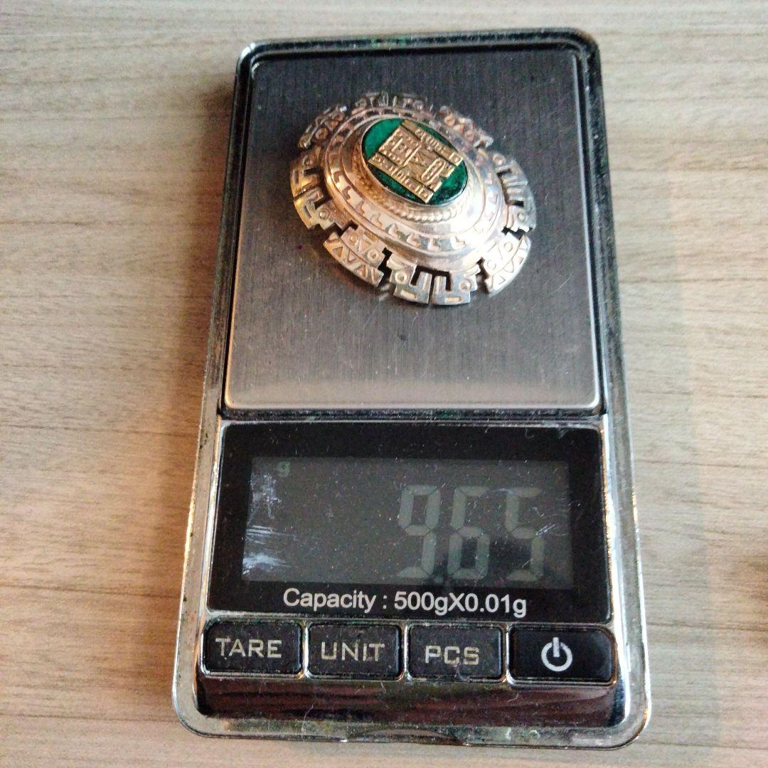 925/18K PERU デザイン ブローチ ペンダント