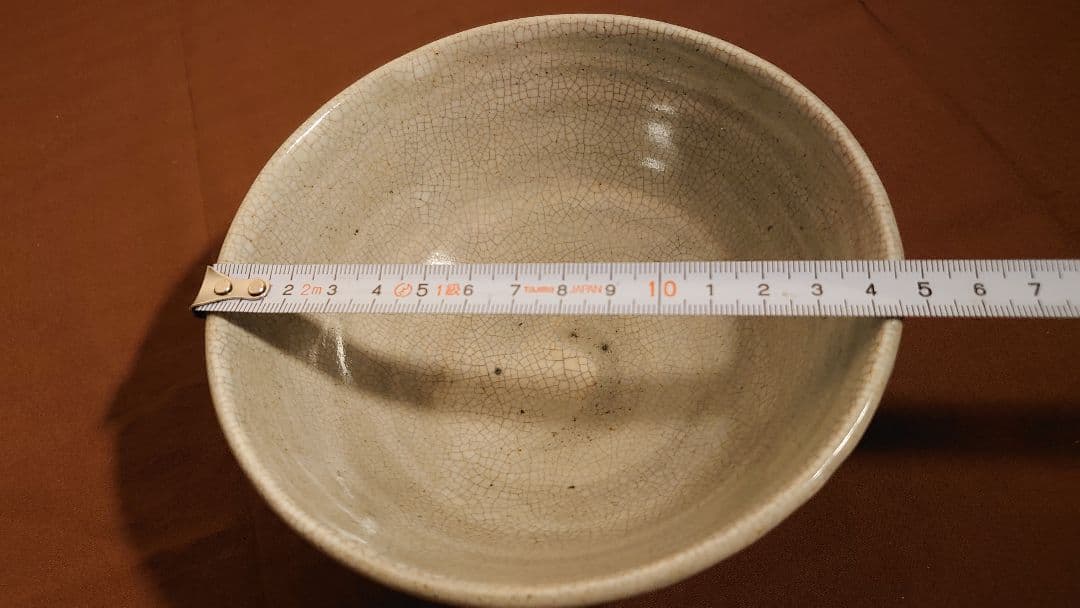 李朝　青磁　朝鮮陶器　アンティーク李朝　抹茶碗　金沢茶道家放出品　１客