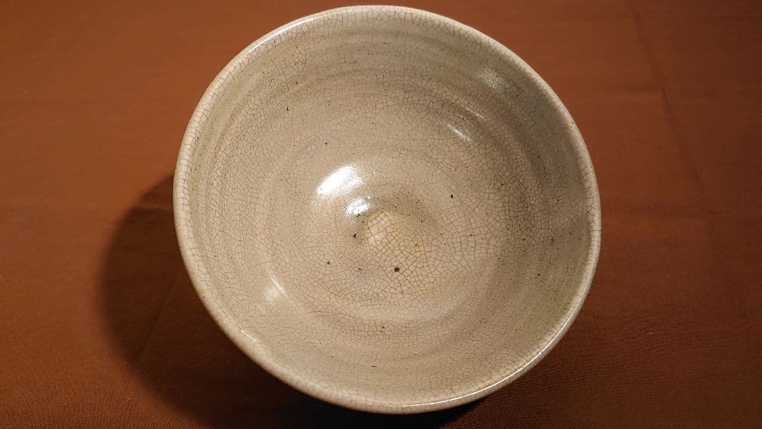 李朝　青磁　朝鮮陶器　アンティーク李朝　抹茶碗　金沢茶道家放出品　１客