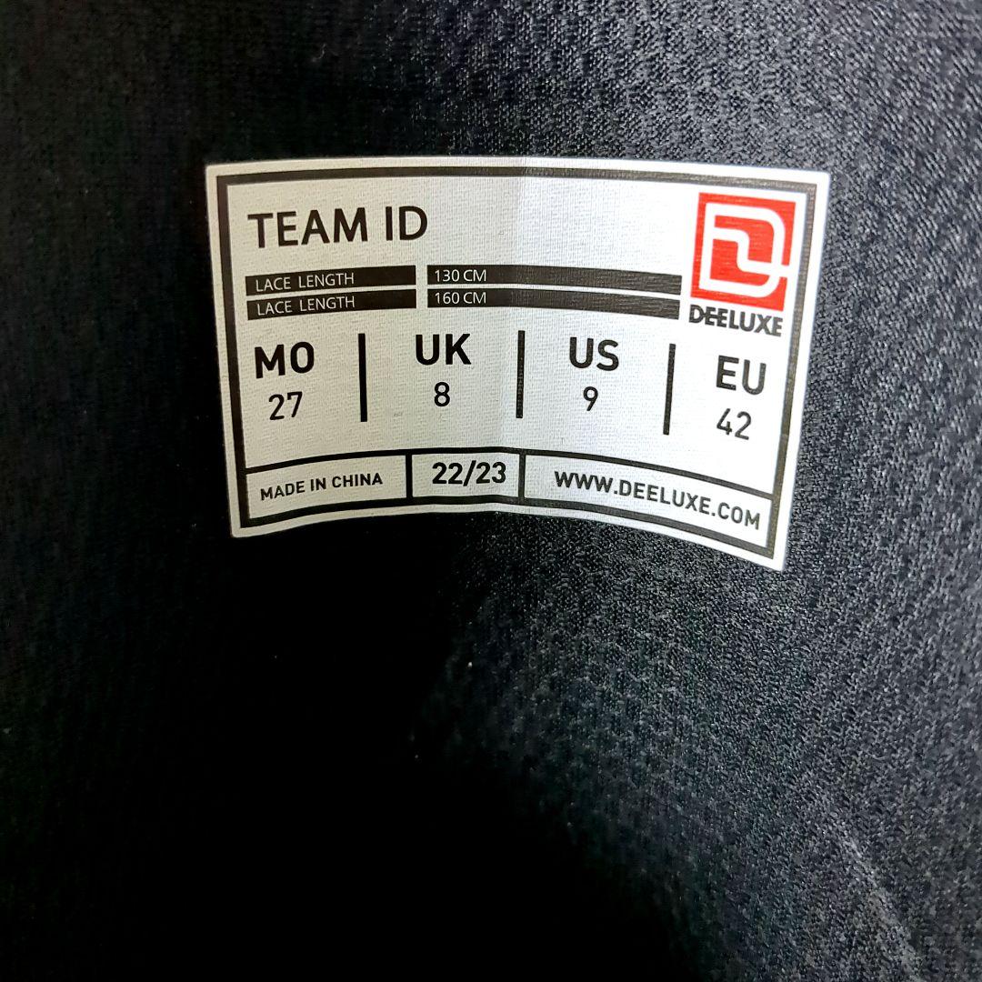 ◆美品◆ DEELUXE TEAM ID スノーボードブーツUS9 27cm