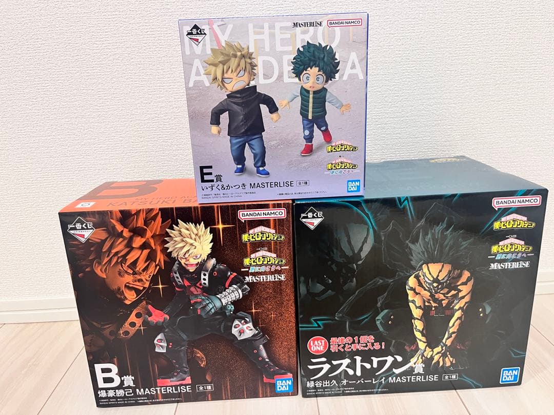 一番くじ　ヒロアカ -更に向こうへ- ラストワン、B賞 、E賞(おまけ付き)