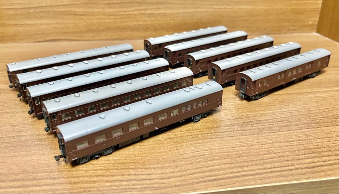 【KATO】旧型客車 茶色10両セット