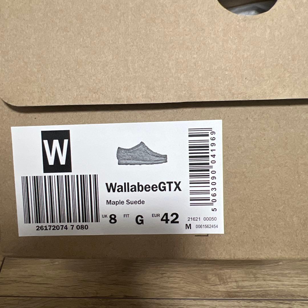 ClarksワラビーGORE-TEX メープル