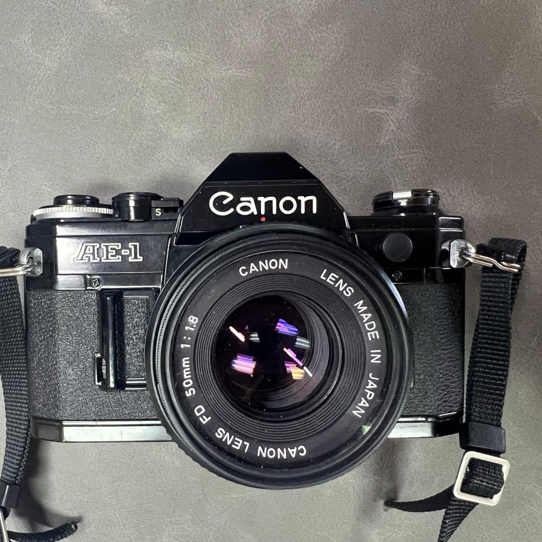 Canon AE-1 本体　レンズ　50mm 1:1.8 FD