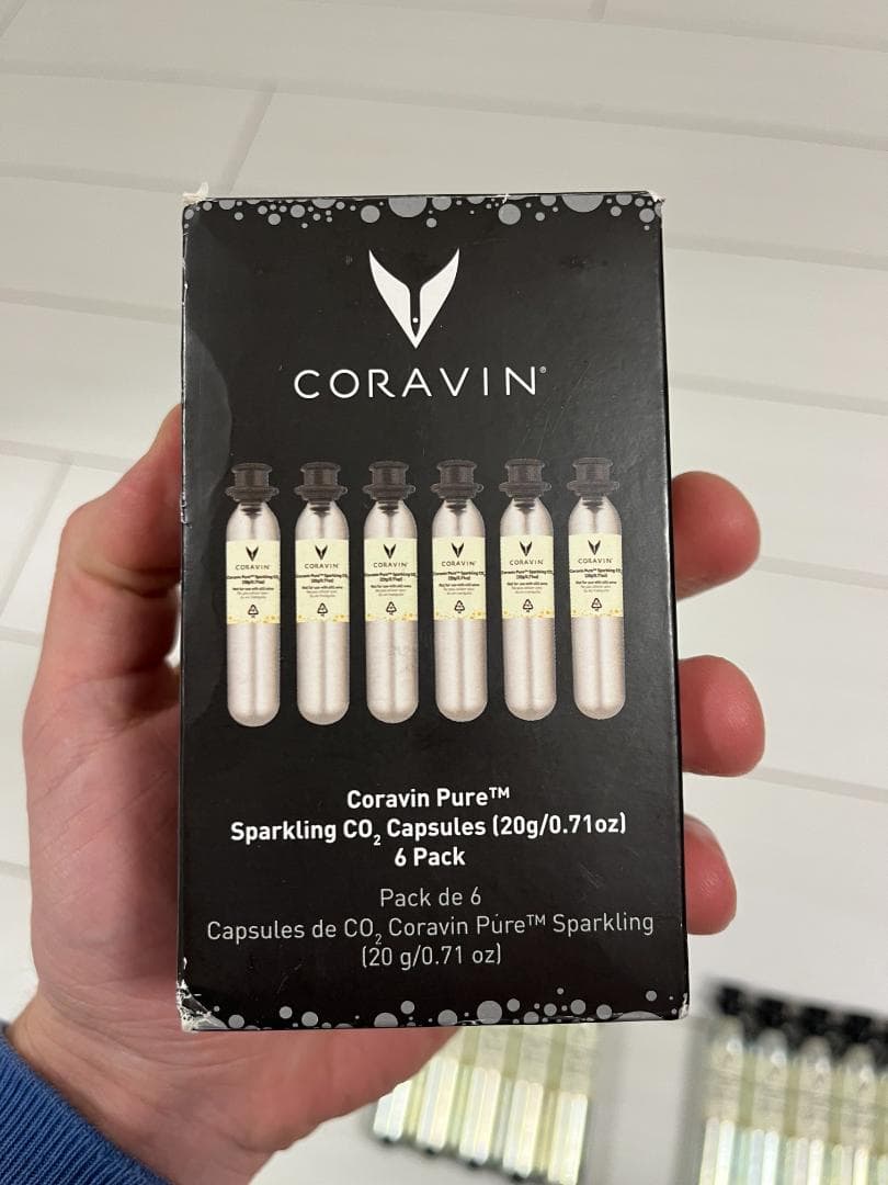 CORAVIN コラヴァン スパークリング用 炭酸ガスカプセル 未使用11本