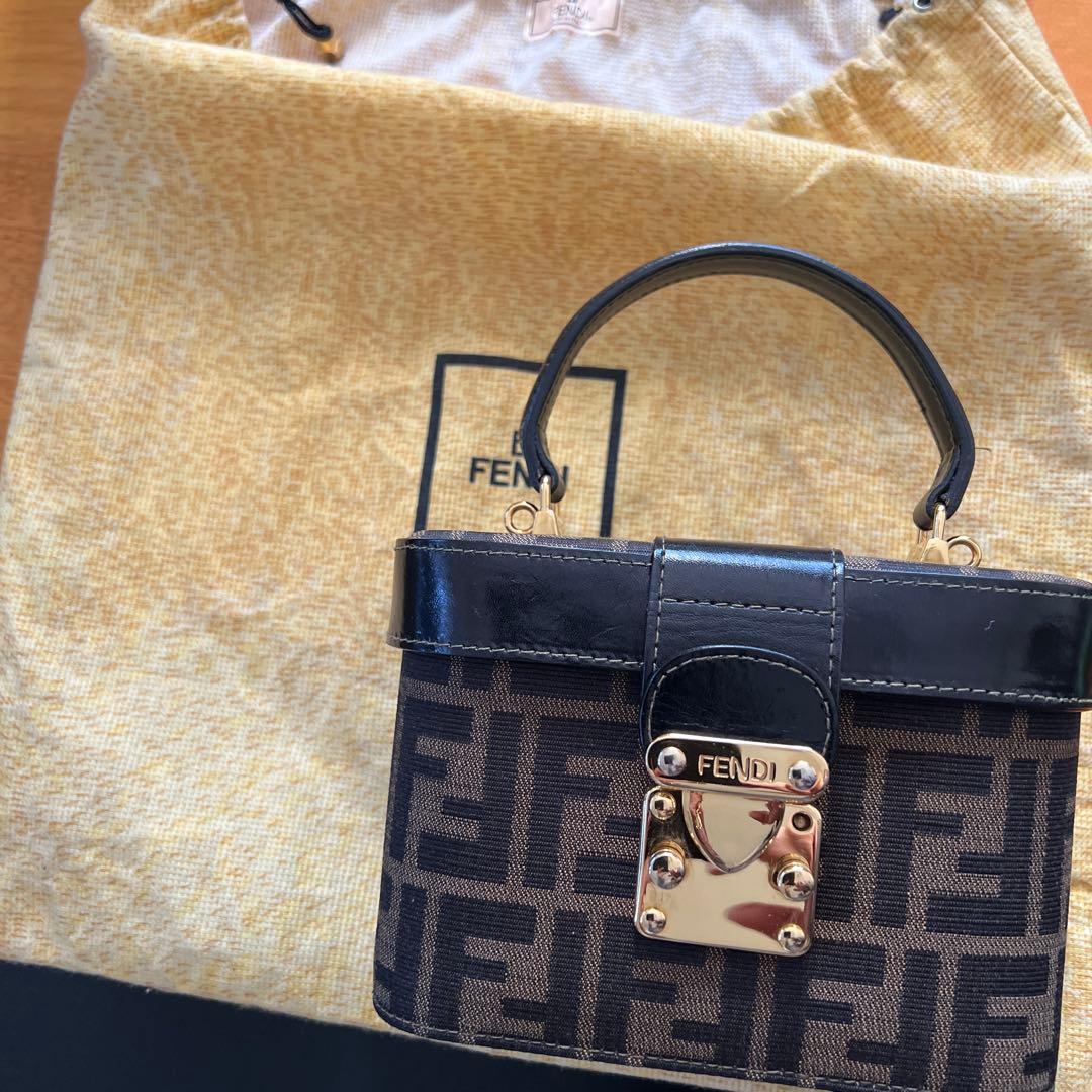 FENDI ヴィンテージズッカ柄バニティバッグ