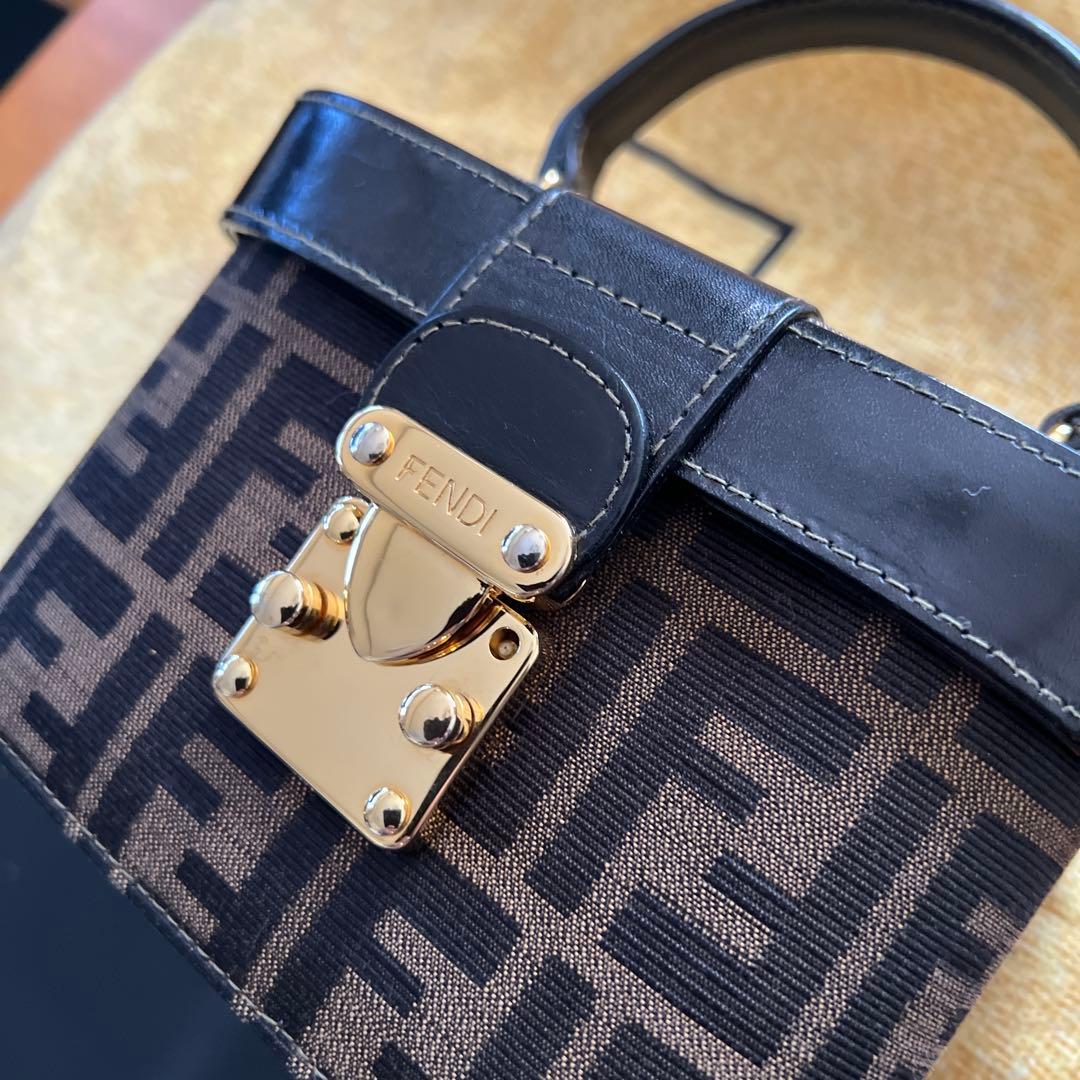 FENDI ヴィンテージズッカ柄バニティバッグ