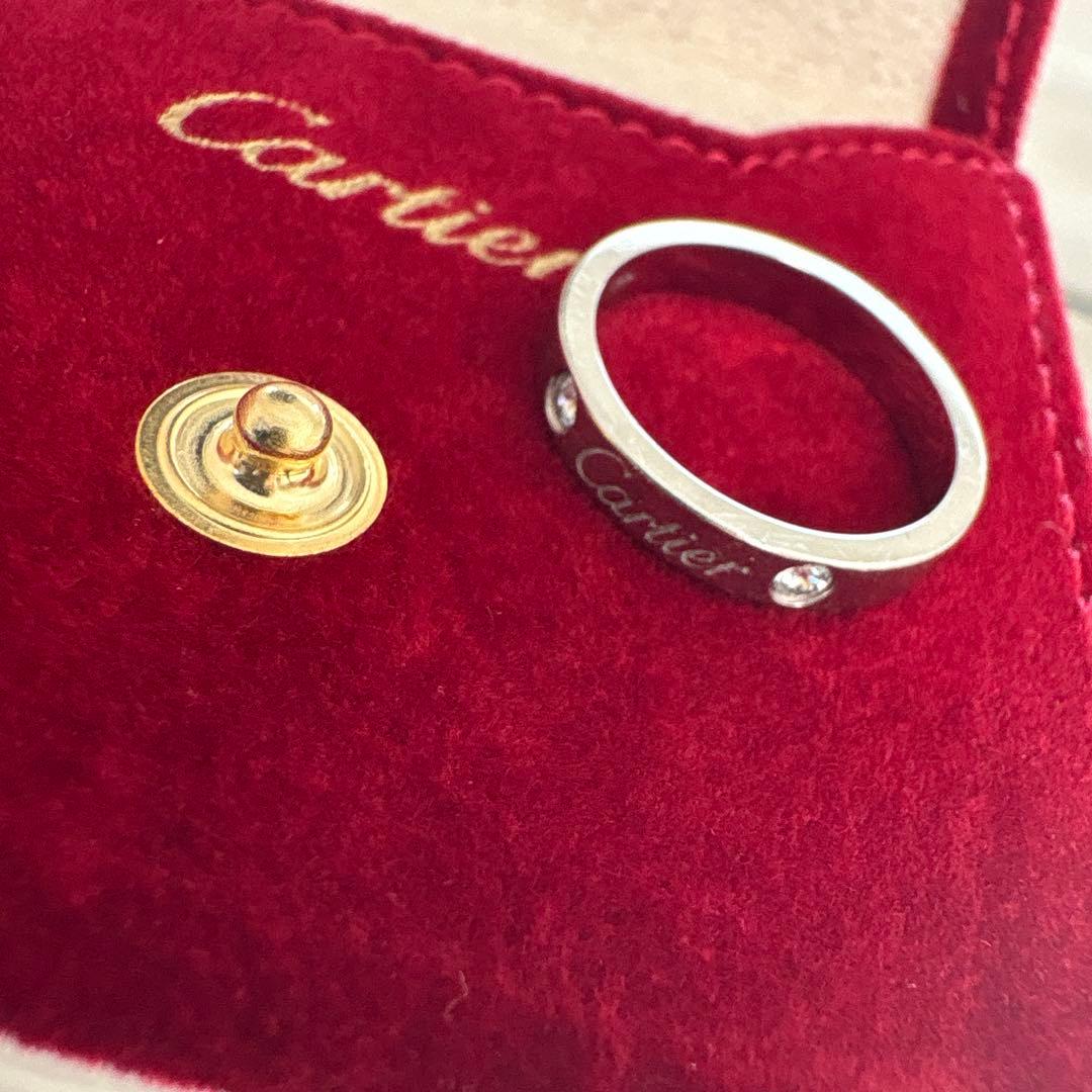 本日限定¥99000→¥79200【Cartier 】プラチナCドゥダイヤ2石