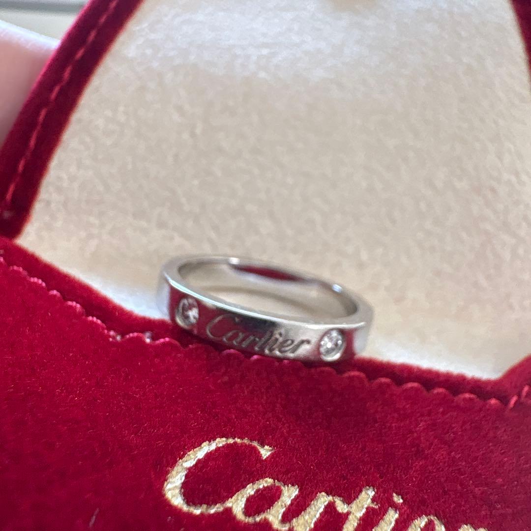本日限定¥99000→¥79200【Cartier 】プラチナCドゥダイヤ2石