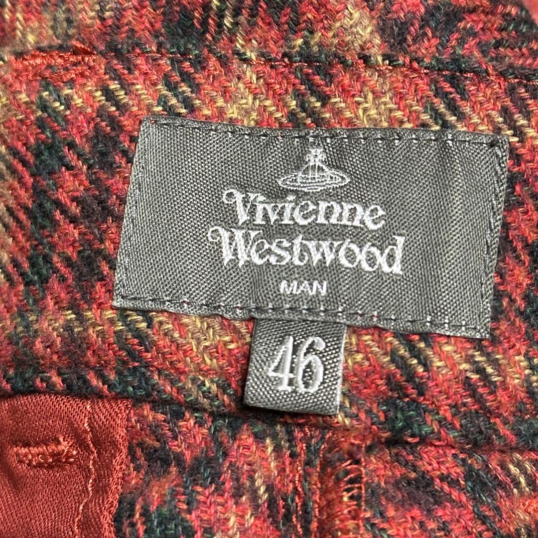 Vivienne Westwood 変形パンツ サルエルパンツ チェック 総柄