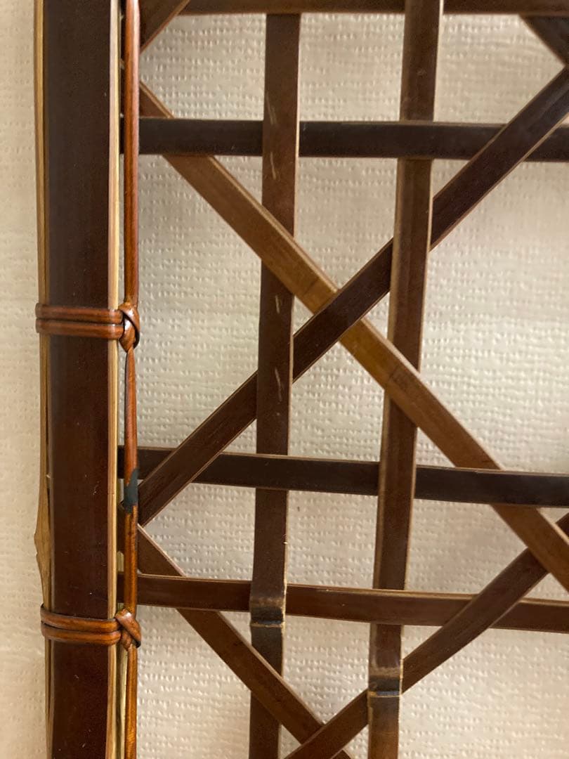 竹工芸　短冊かけ　竹　八木澤正