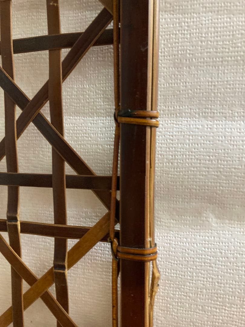 竹工芸　短冊かけ　竹　八木澤正