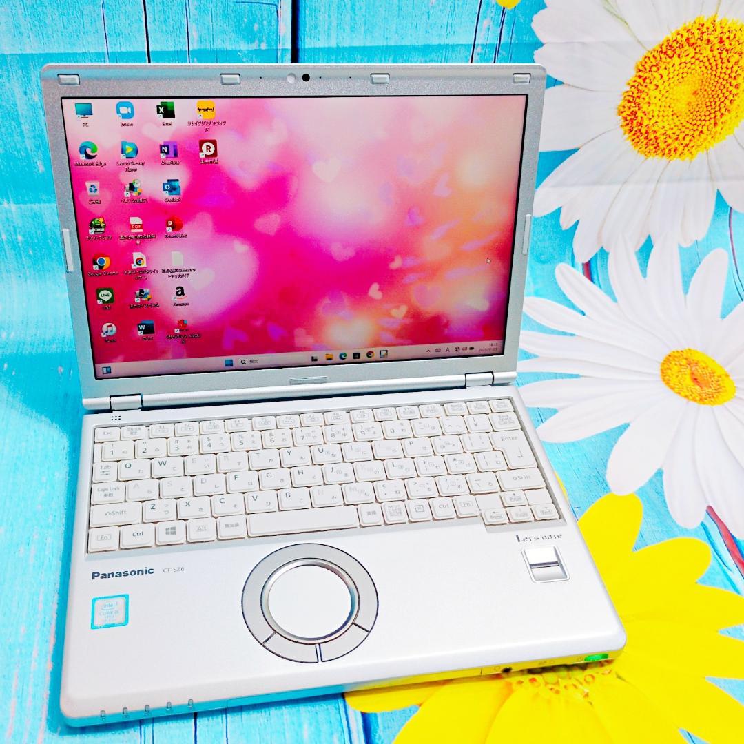 【人気レッツノート】CF-SZ6軽量/爆速SSD✨Windows11✨コンパクト