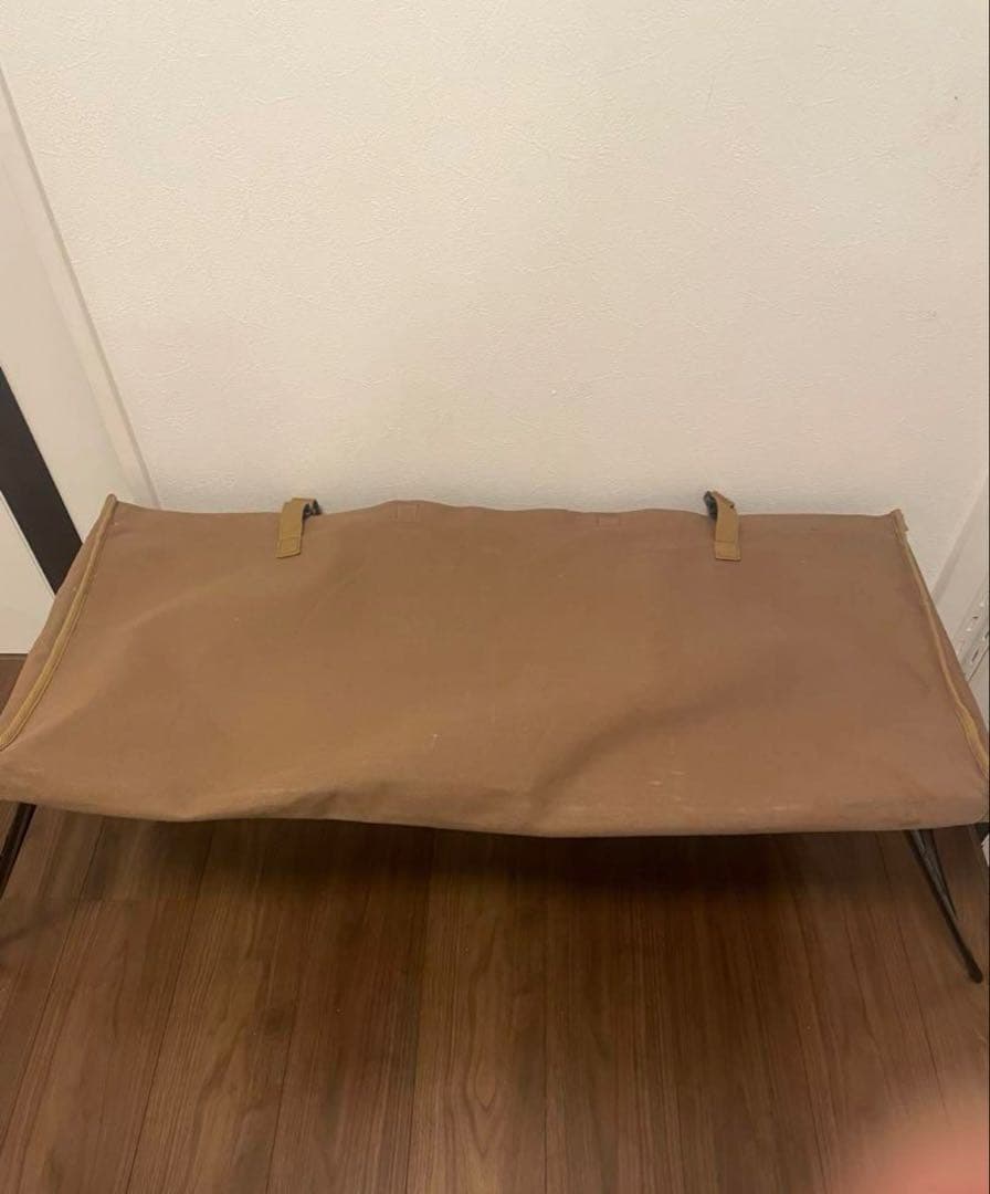 【美品】アイアン工房　アイアンテーブル（細板）＋専用ケース付き