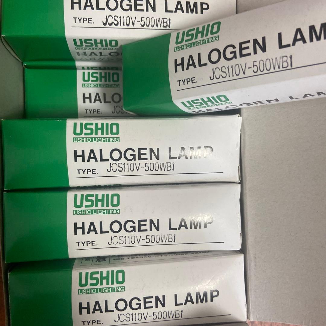 USHIO ハロゲンランプ　10本